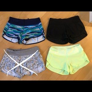 $15/pair Lululemon Speed shorts size 2